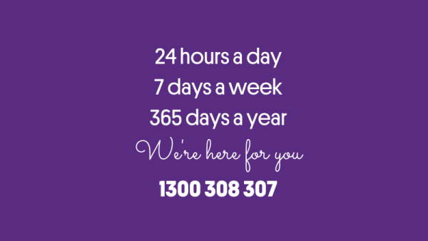 24/7 phone support - 1300 308 307